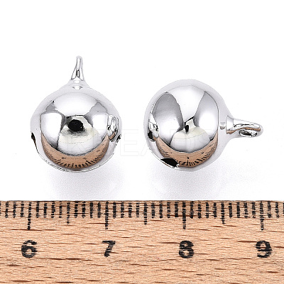 PVD Vacuum Plating Brass Bell Pendants KKB-R002-12mm-08-1