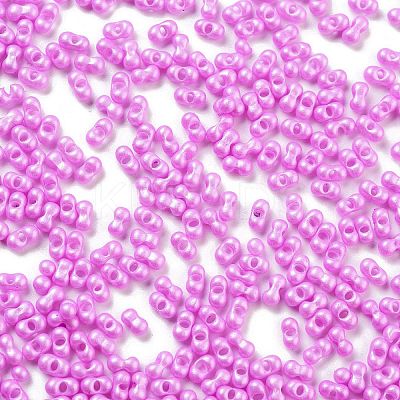 Opaque Colours Glass Seed Beads SEED-A033-06I-1