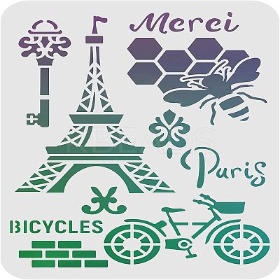 Large Plastic Reusable Drawing Painting Stencils Templates DIY-WH0202-034-1