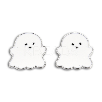 Ghost Shape Enamel Pin JEWB-N007-214-1