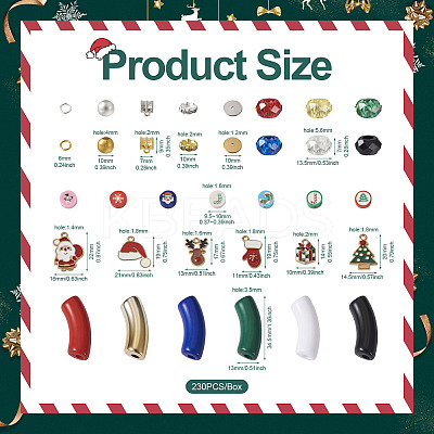 DIY Christmas Jewelry Making Finding Kits DIY-BT0001-44-1