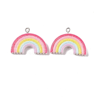 Opaque Resin Pendants RESI-G040-D01-A-1