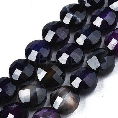 Natural Agate Beads Strands G-S359-366B-1