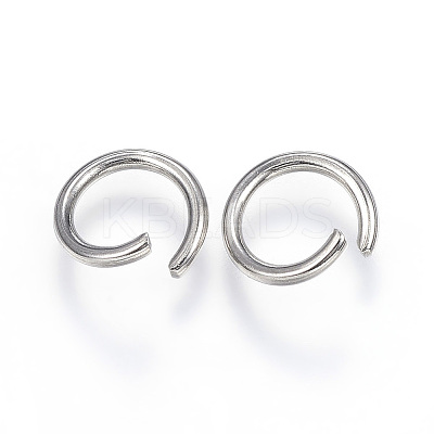 Non-Tarnish 304 Stainless Steel Open Jump Rings A-STAS-E066-12-9mm-1