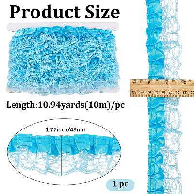10M Polyester Fringe Lace Trim OCOR-GF0006-12C-1
