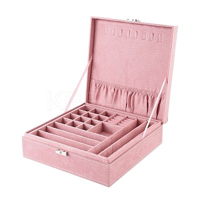 Velvet & Wood Jewelry Boxes VBOX-I001-03B-1