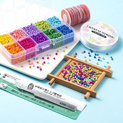 DIY Seed Beaded Bracelet Making Kit DIY-YW0005-67-1