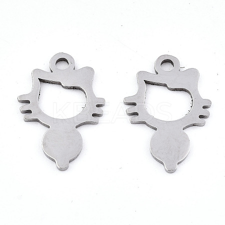 Non-Tarnish 201 Stainless Steel Pendants LS-STAS-S081-026-1