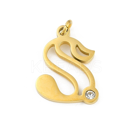 304 Stainless Steel Pendants LS-STAS-R137-01G-S-1
