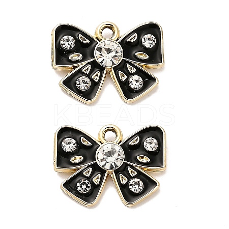 Alloy Rhinestone Pendants FIND-I043-06G-1
