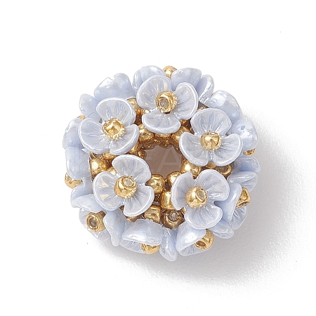 Resin Imitation Pearl Beads PALLOY-MZ01261-02-1