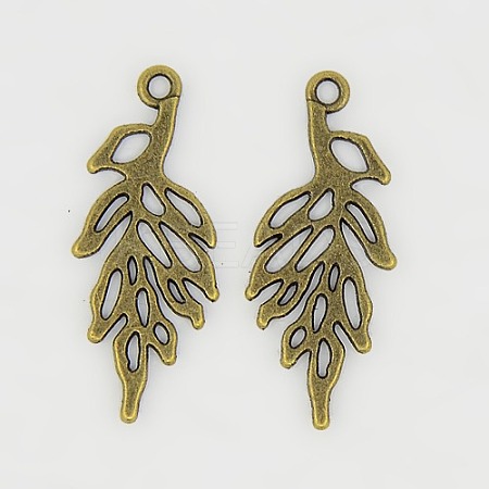 Tibetan Style Alloy Pendants TIBEP-EA11926YKG-AB-FF-1