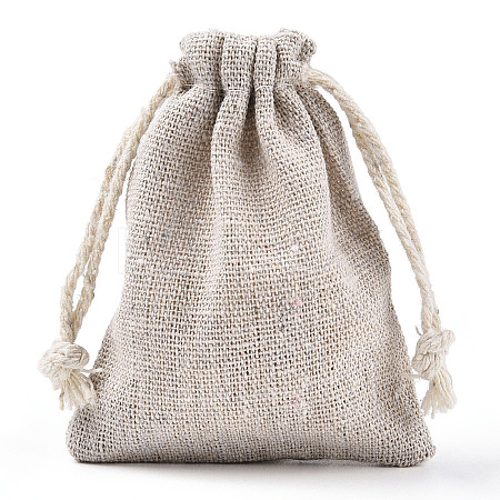 Cotton Packing Pouches Drawstring Bags LS-X-ABAG-R011-7x9-1
