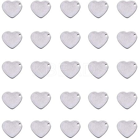 Handmade Gifts Ideas for Valentines Day 304 Stainless Steel Stamping Blank Tag Pendants STAS-PH0010-20-1