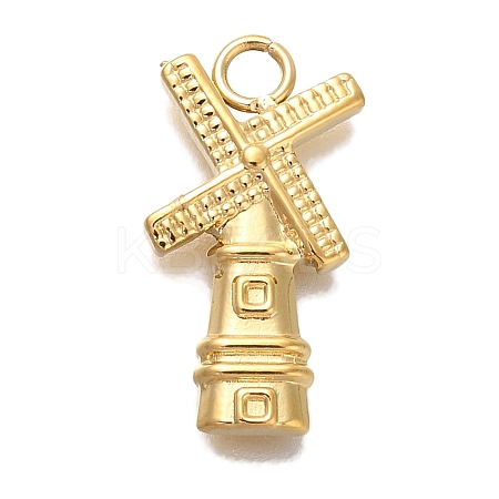 Ion Plating(IP) 304 Stainless Steel Pendants STAS-P371-024G-1