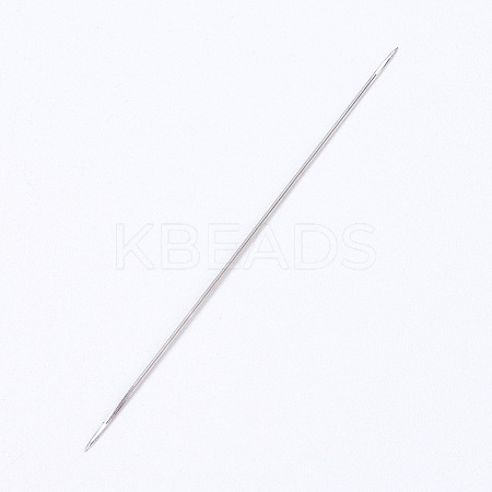 Iron Open Beading Needle IFIN-P036-01A-1