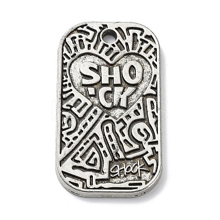 Tibetan Style Alloy Pendants FIND-Z013-07AS-1