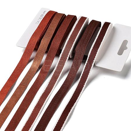 18 Yards 6 Styles Polyester Ribbon SRIB-C001-D03-1