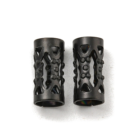 Hollow 304 Stainless Steel Beads STAS-L273-01B-1