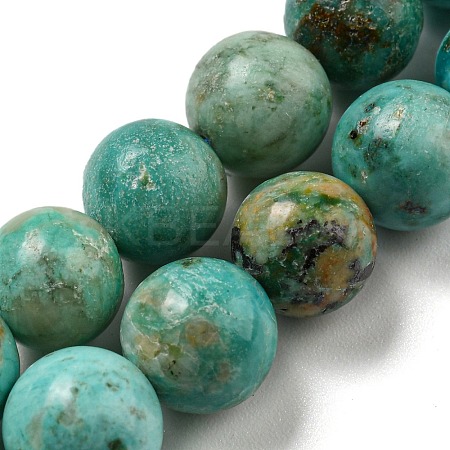 Natural Peruvian Turquoise(Jasper) Beads Strands G-A219-A05-03-1