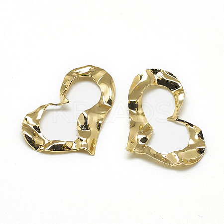 Brass Wavy Pendants LS-KK-T032-130G-1