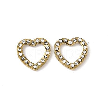 304 Stainless Steel Rhinestone Cabochons STAS-A057-04G-D02-1