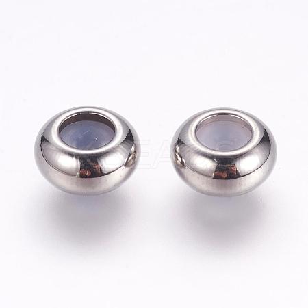 304 Stainless Steel Beads X-STAS-G133-07P-1