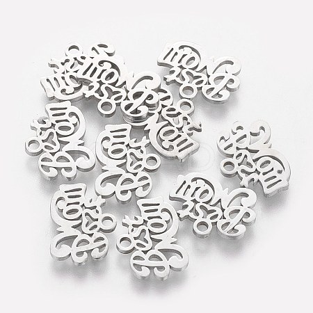 Tarnish Resistant Mother's Day Theme LS-STAS-Q201-T204-1