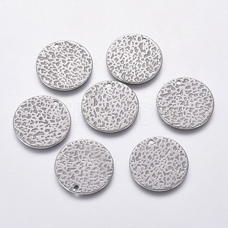 Non-Tarnish 304 Stainless Steel Pendants STAS-F230-09P-1