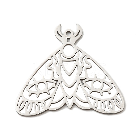 Non-Tarnish 201 Stainless Steel Pendants STAS-M318-14P-1