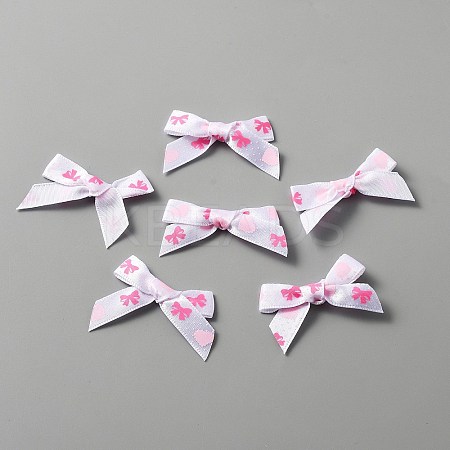 Bowknot Polyester Ribbon FIND-WH0126-61D-1