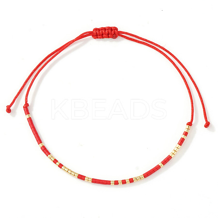 Bohemian Glass Seed Bead Braided Bead Bracelets ML0105-8-1