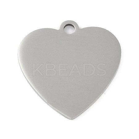 Non-Tarnish 304 Stainless Steel Pendants STAS-L279-005P-1