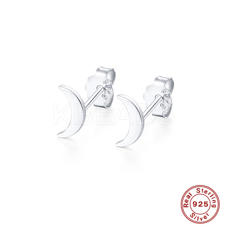 Sweet and Lovely S925 Silver Star Moon Heart Earrings for Women UC4049-4-1