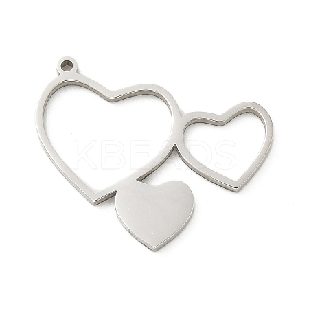 201 Stainless Steel Pendants LS-STAS-R133-01P-05-1