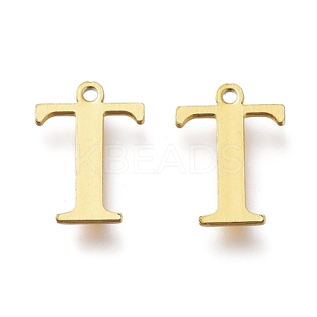 PVD Vacuum Plating  304 Stainless Steel Charms STAS-H112-T-G-1