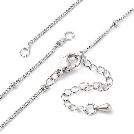 Brass Satellite Chain Necklace Making NJEW-D302-81P-1