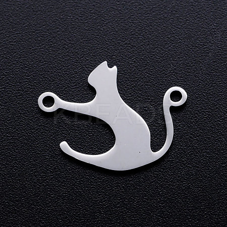 Non-Tarnish 201 Stainless Steel Connector Charms LS-FIND-PW0003-07B-P-1