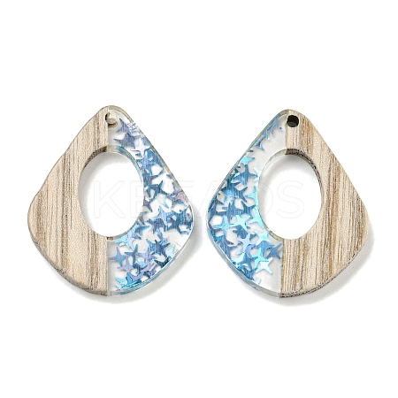 Wooden Pendants FIND-B042-07B-1