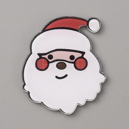 Christmas Acrylic Cabochons SACR-WH0011-05C-1