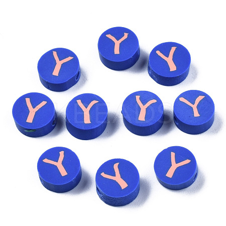 Handmade Polymer Clay Beads CLAY-N011-031Y-1