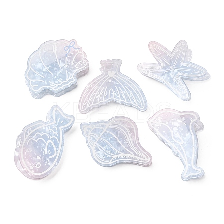Ocean PVC Claw Hair Clips PL-CBA28C2-01-1