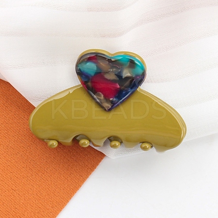 Heart Acetate Claw Hair Clips PW-WG72AF5-01-1