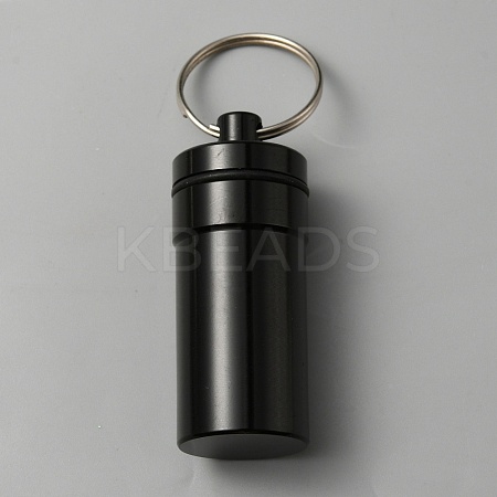 Outdoor Portable Aluminium Alloy Small Pill Case KEYC-WH0029-92B-1