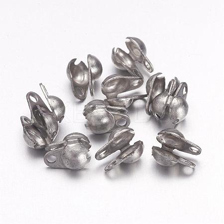 Tarnish Resistant 304 Stainless Steel Bead Tips STAS-Q001-1-1