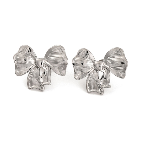 Non-Tarnish 304 Stainless Steel Stud Earrings for Women EJEW-Z057-03P-1