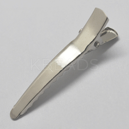 Iron Alligator Hair Clip Findings X-IFIN-S293-45mm-1