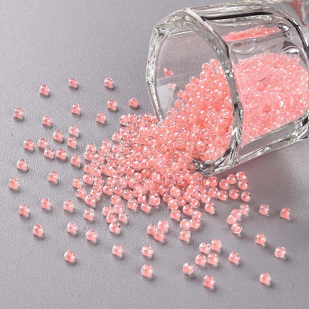 11/0 Grade A Transparent Glass Seed Beads X-SEED-N001-F-233-1
