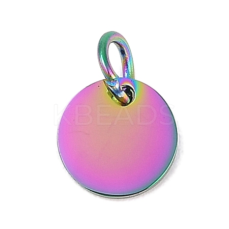 Ion Plating(IP) 304 Stainless Steel Pendants STAS-I311-32B-RC-1