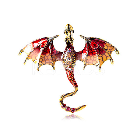 Dragon Enamel Pins JEWB-K018-17AG-03-2-1